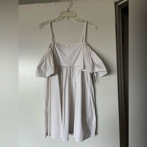 Forever 21 White Off-Shoulder Dress